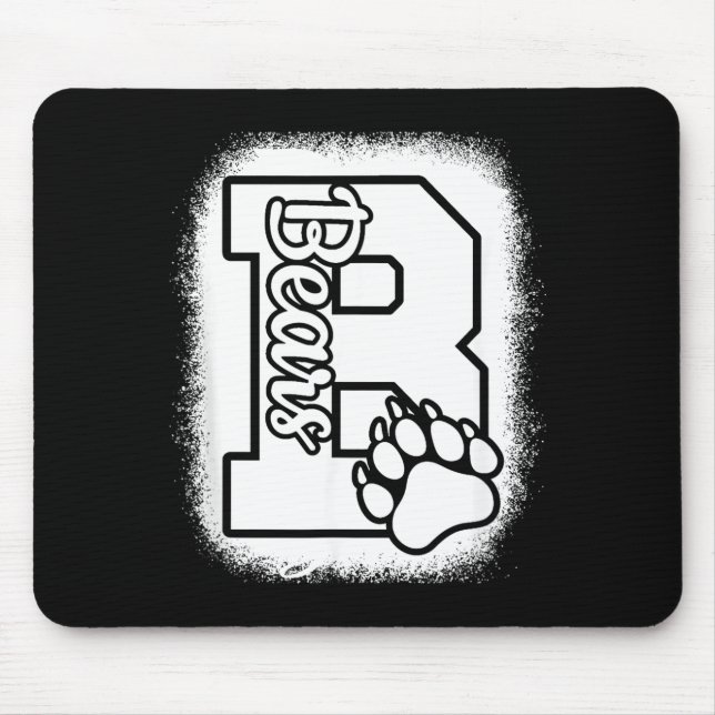 Go Cheer Bears High School Bears Back To School Mouse Pad (Front)