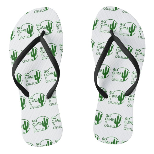 Go Climb a Cactus Jandals (Footbed)