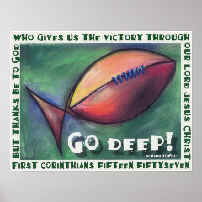 Go Deep! poster (Front)