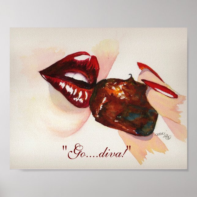 "Go....diva!" 8" x 10" Print (Front)