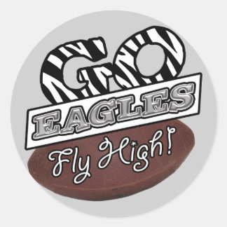 GO EAGLES! CLASSIC ROUND STICKER