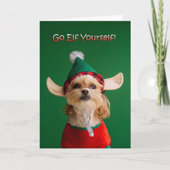 Go Elf Yourself Card (Front)