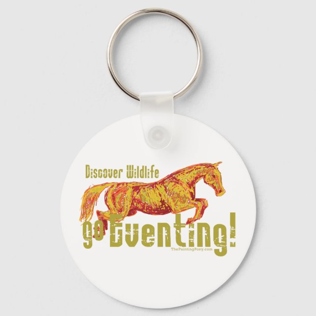 Go  Eventing! Key Ring (Front)