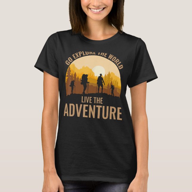 Go Explore the World T-Shirt (Front)