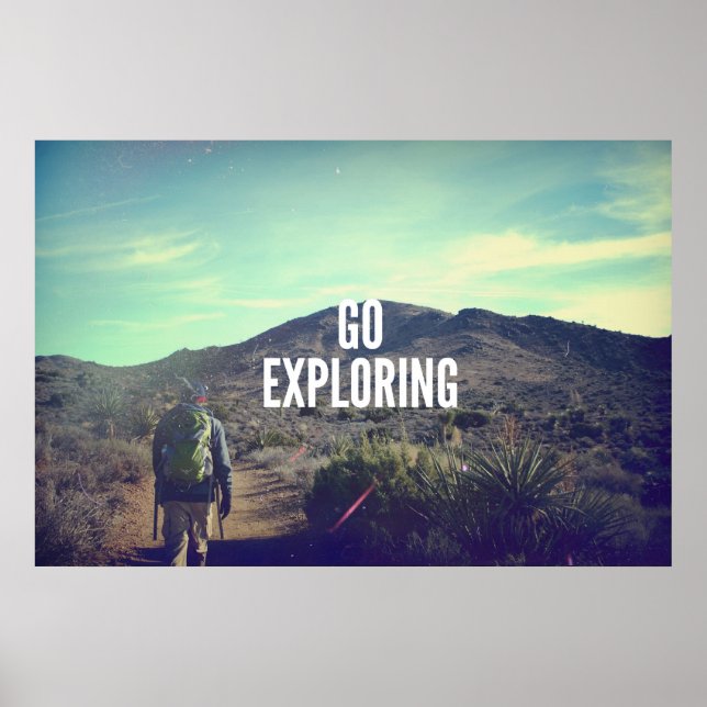Go Exploring Poster (Front)
