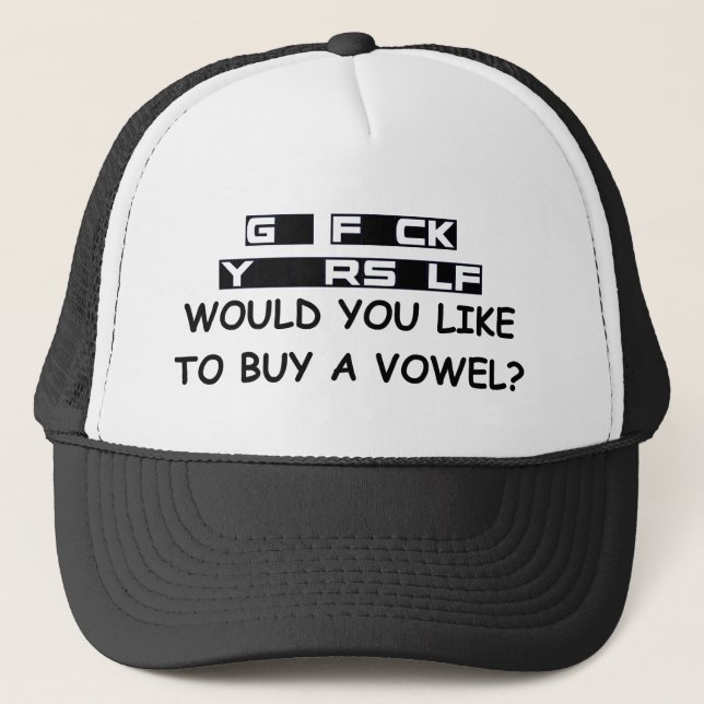 GO F URSELF TRUCKER HAT (Front)