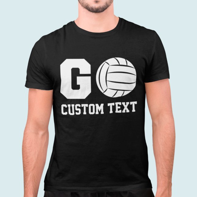 Go Favourite Volleyball Player Custom T-Shirt (Creator Uploaded)