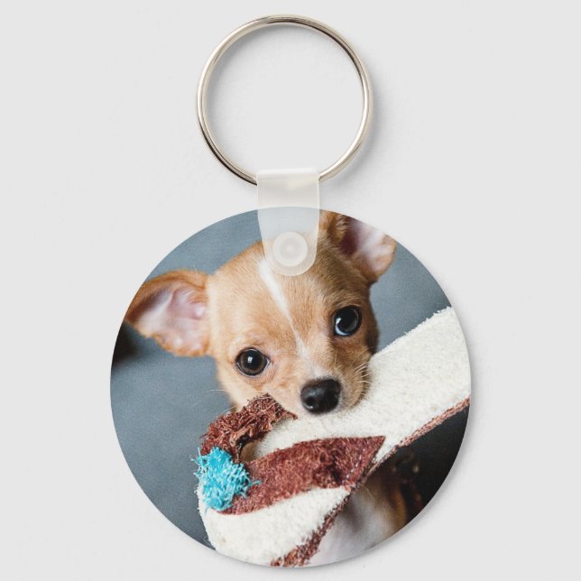 Go Fetch Chihuahua Key Ring (Front)