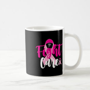Go Fight Cure Pink Ribbon Breast Cancer Awareness  Coffee Mug