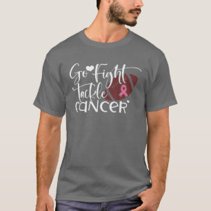 Go Fight Tackle Cancer Pink Ribbon Breast Cancer A T-Shirt