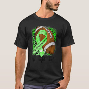 Go Fight Win Football Green Ribbon Cerebral Palsy  T-Shirt