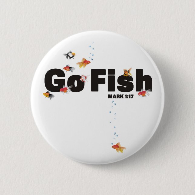 Go Fish Button (Front)