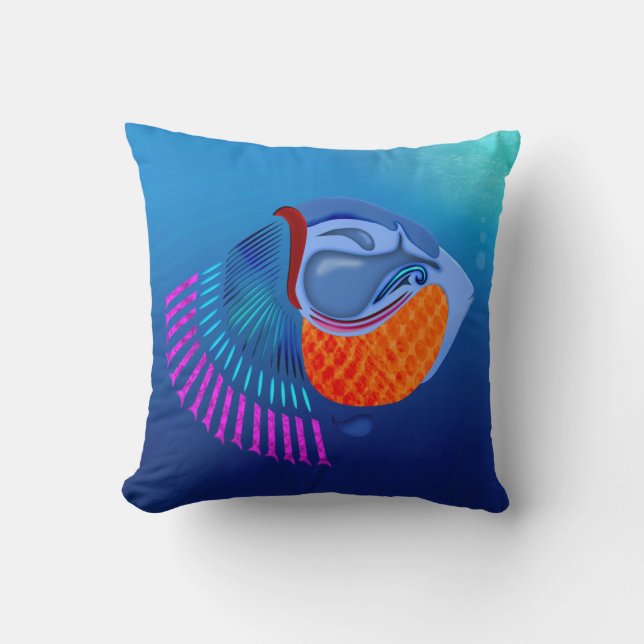 Go Fish Cushion (Front)