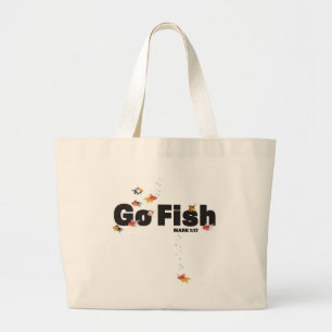 Go Fish Large Tote Bag