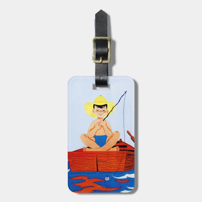 Go Fish Luggage Tag (Front Vertical)