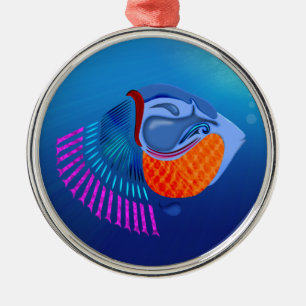 Go Fish Metal Tree Decoration