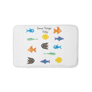 Go Fish_Some Things Fishy_unique species Bath Mat