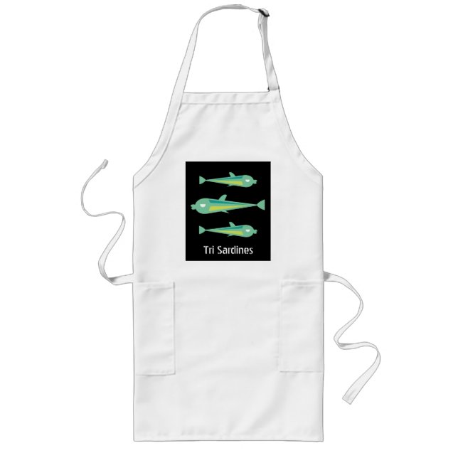 Go Fish_Tri Sardines Long Apron (Front)