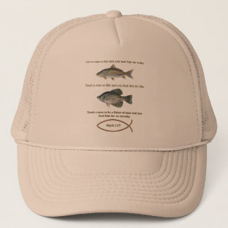 Go Fishing Christian Style Trucker Hat
