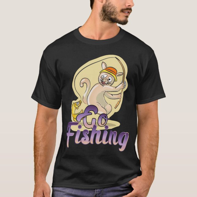 Go Fishing Sign T-Shirt (Front)