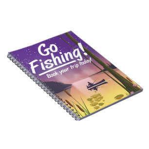 Go Fishing! Spiral Notebook