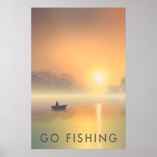 Go Fishing Travel Poster