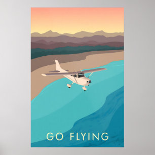 Go Flying Travel Poster