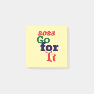 Go for It 2025 Post-it Notes