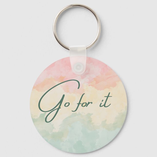 Go for it key ring (Front)