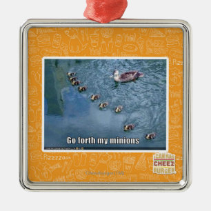Go forth my minions metal tree decoration