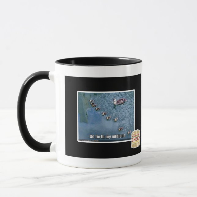 Go forth my minions mug (Left)