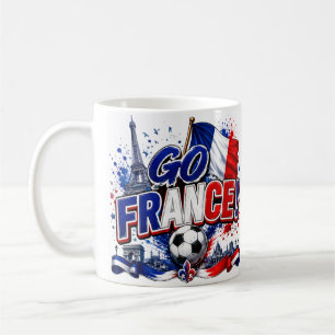 Go FRANCE Team France 2026 Rooster Soccer Coffee Mug