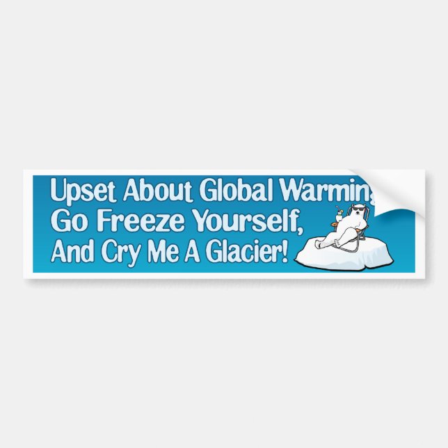 Go Freeze Yourself Bumper Sticker (Front)