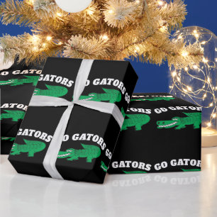 GO GATORS ALLIGATOR  WRAPPING PAPER