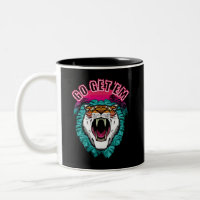 Go get 'em - Tiger Face Graphic Design