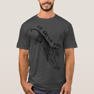 Go Getem Tiger Tee Sunglasses On Big Cat Animal