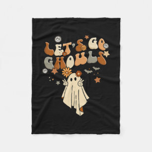 Go Ghouls Comfy Halloween Cosy Autum Fall Fleece Blanket
