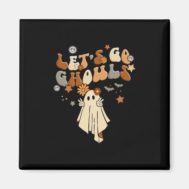 Go Ghouls Comfy Halloween Cosy Autum Fall  Magnet (Front)