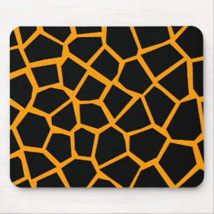 Go Giraffe - Orange Mouse Pad
