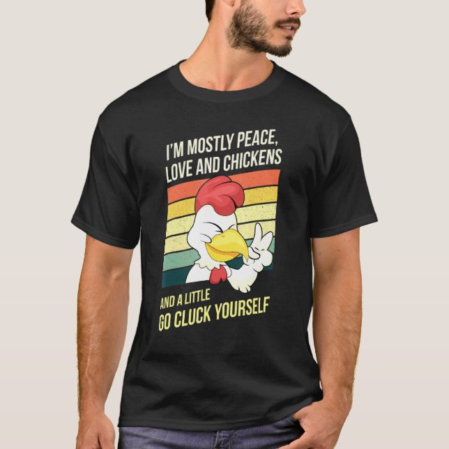 Go Gluck Yourself Chicken Lover T-Shirt (Front)