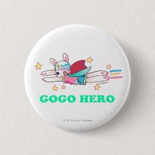 Go Go Hero Standard, 2¼ Inch Round Button