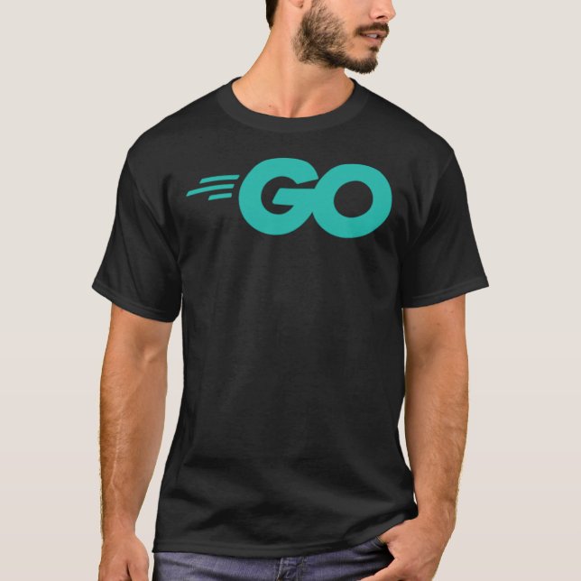 Go - Golang (Aqua) Essential T-Shirt (Front)
