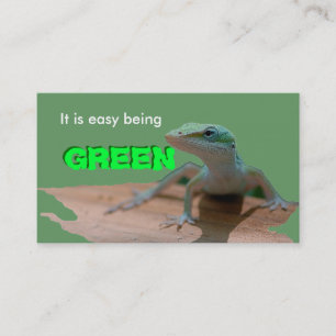 Go green business card