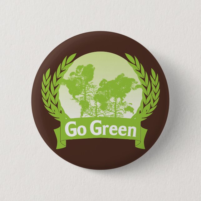 Go Green Button (Front)