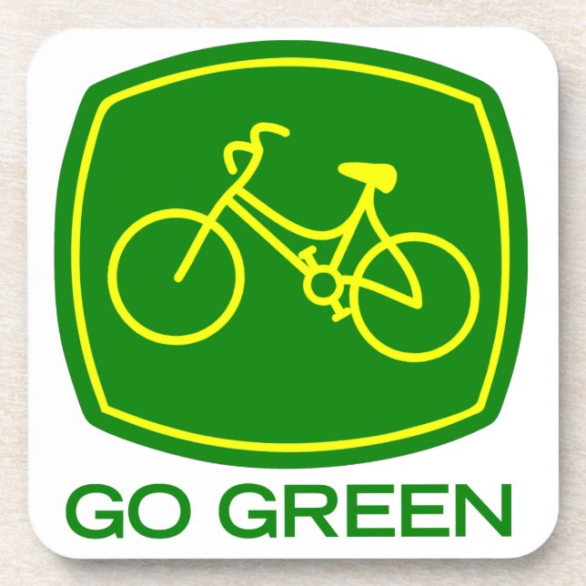 Go Green Coaster (Front)