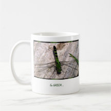 Go GREEN coffee mug with Genesis 2:15 scripture