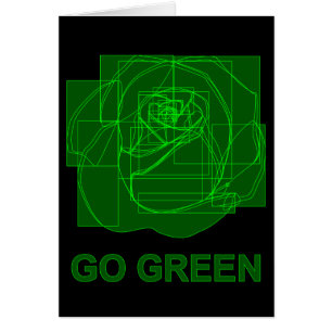 go green : digital flower