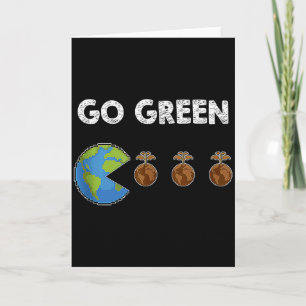 Go Green Earth Day T Shirt_7 Card