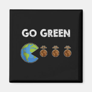 Go Green Earth Day T Shirt_7 Magnet