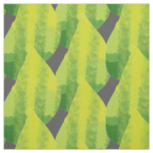 Go green eco nature leaf design fabric